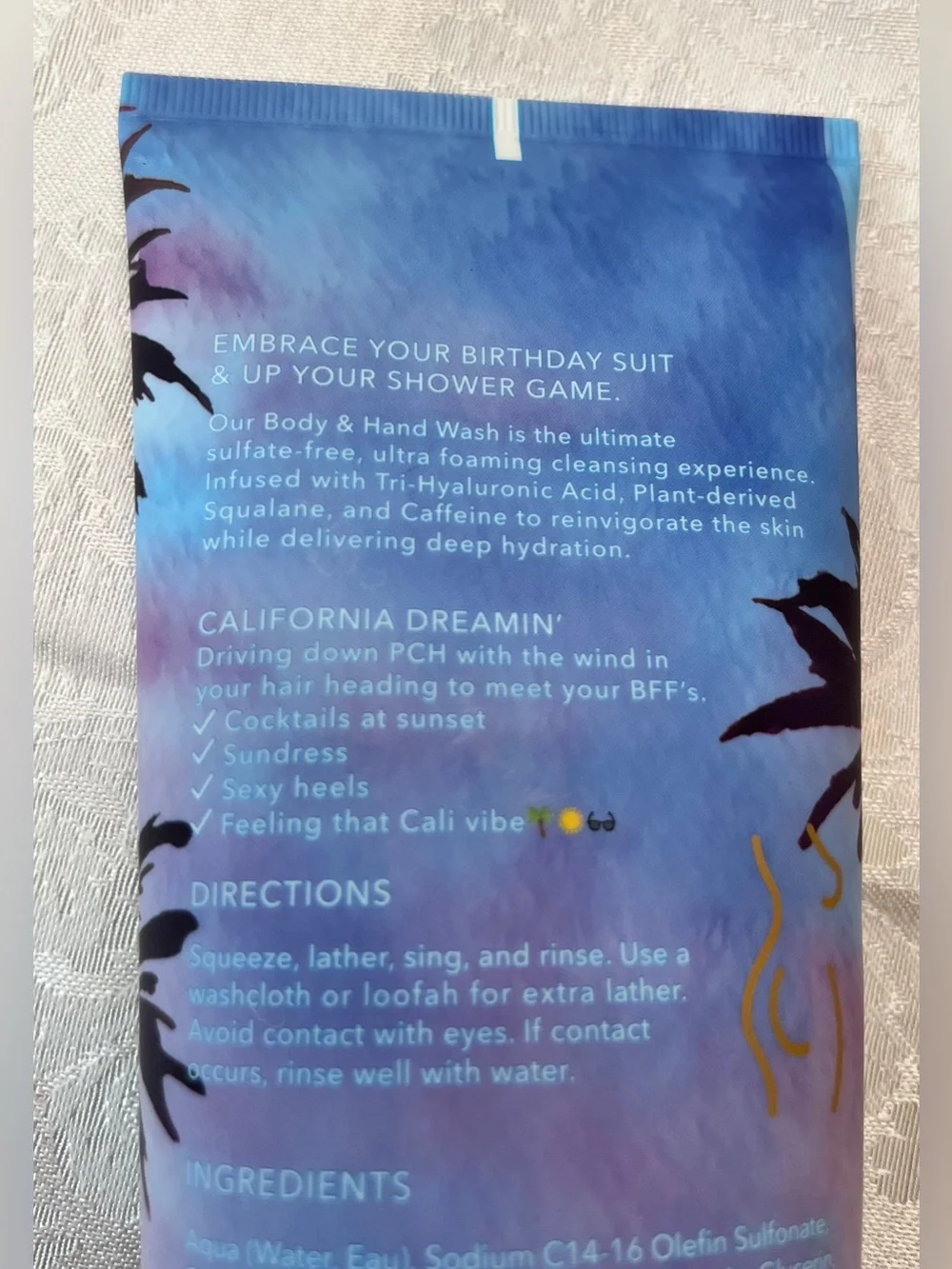Nakery Beauty Body & Hand Wash California Dreamin